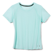Womens T-Shirt Smartwool Merino Sport 120 Short Sleeve Bleached Aqua