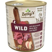 Bettys Landhausküche Pasja hrana - divjačina s peso, amarantom in jabolkom - 800 g