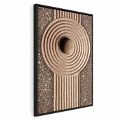 Slika - Energy Flow (1 Part) Vertical 60x90 U crnom drvenom okviru