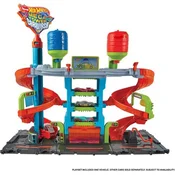 Hot Wheels City Color Shifters Avtopralnica s spiralo HDP05