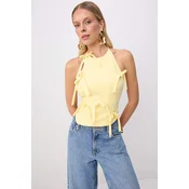 Trendyol Top pastelno rumena