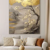 Wallity Dekorativna slika na platnu, 70x100cm, Šarena
