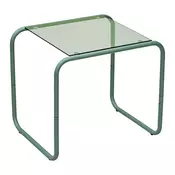 Stranska mizica s stekleno mizno ploščo 40x50 cm Ventana – Leitmotiv