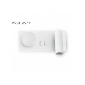 VESTA 478 Zidna lampa, 3W+3W, 3000K, Bela