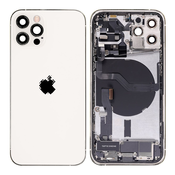 Apple iPhone 12 Pro - zadnje ohišje z majhnimi deli (srebrna)