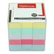 Optima kocka papirna 1/850 u boji+stalak ( 22944 )