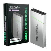 Green Cell PBPLGC20P Power bank 20800 mAh Li-Ion, črna/zelena/siva/srebrna