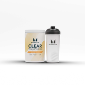 Paket z bistrimi beljakovinami Clear Protein - Shaker - Orange Mango