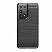 MaxMobile maska za Samsung Galaxy S21 Ultra CARBON FIBER: crna