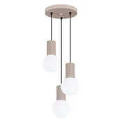 Sollux SL.1745 - Luster na sajli HALO 3xG9/8W/230V prec. 25 cm taupe