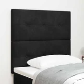 Vzglavje Črna 80 cm Žamet