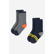Nogavice Action Boy 8KB-004-AW23 (2-PACK) Mornarsko modra