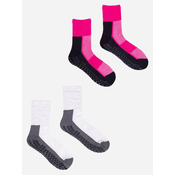 Yoclub Kidss Half-Terry Socks With ABS 2-Pack SKA-0131U-AA0A-001