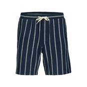 Jack & Jones Plus Hlače JPSTJAIDEN nočno modra/bela