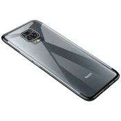 Prozoren gel ovitek za Xiaomi Redmi Note 9S 9 Pro črne barve