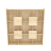 Conceptum Hypnose Polica 136,7x138x27,5cm Hrast