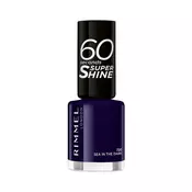 Rimmel 60 Seconds Super Shine lak za nohte odtenek 720 Sea In The Dark 8 ml