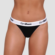 GymBeam Thongs 3Pack Black