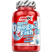 Super Omega 3 Fish Oil, 90 kapsula, Amix