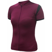 Sensor Cyklo Coolmax Classic dámský dres kr.rukáv celozip lilla