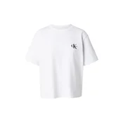 Calvin Klein Jeans Majica  črna / bela
