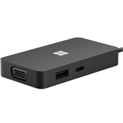 Adapter Microsoft USB-C Travel Hub USB-C3.2/USB-A/Eth/HDMI/VGA (1E4-00003)