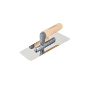 Kubala Lopatica Stainless steel Venetian trowel, 80 x 200 mm, wooden handle