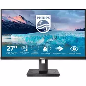 Monitor Philips 68,6 cm (27,0) 272S1AE 1920x1080 75Hz IPS 4ms VGA DVI HDMI DisplayPort Pivot Zvočniki  3H sRGB102% E-Line