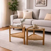 Hanah Home set od 2 umetnutih stocica Nesta 2, hrast
