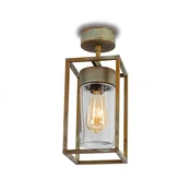 Moretti Luce Stropna svetilka Cubic3 3367 medeninasta antika/čista - Antični - starinska medenina, prozorno - Kovina