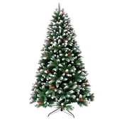 shumee Umetno božično drevo StarryLights 180 cm x 78 cm z LED osvetlitvijo