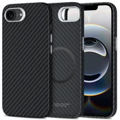 OVITEK TECH-PROTECT ION CARBON MAGSAFE IPHONE 16E BLACK/SILVER