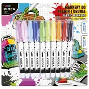 shumee Kidea markerji za čevlje in tkanine - 10 intenzivnih barv za personalizacijo in popravilo!