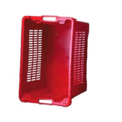 Posoda ICS M401000, 40 lit, 56x35x31 cm, perforirane stene, rdeča