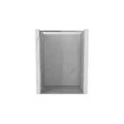 Mexen Rox drsna tuš vrata 140 cm, prozorna, krom - 8C2-140-000-01-00