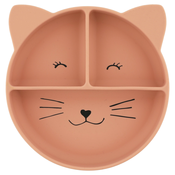 trixie® silikonski neklizajući djeljeni tanjur mrs. cat