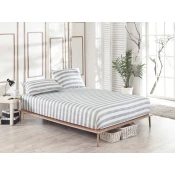 Lessentiel Maison Komplet posteljine Hook, 100x200 cm, Sivi