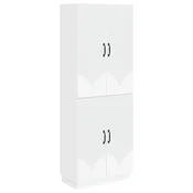vidaXL Set omar 2 pcs Bela Inženirski les