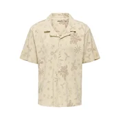 Only & Sons Srajca Baggio  pesek / rjava