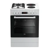 Beko Kombinovani šporet FBE64320WDN, 2 ringle, 2 gorionika, 66l, Beli