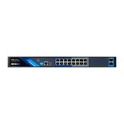 BCS BCS-B-SP16G-2SFP-M Upravljen PoE stikalo 16 vrat 1Gbps z 150W SFP uplink