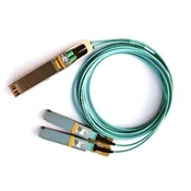 Nvidia MFA7U10-H005 InfiniBand in optični kabel 5 m 2x QSFP56 Modra