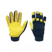 SW Moto rukavice žuto-crne s
