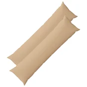 vidaXL Prevleka za blazino 2 kos HEERLEN Krem 40 x 145 cm Blago