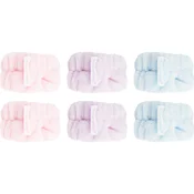 Brushworks Pastel Microfibre Wrist Wash Bands zapestnice proti brizganju vode pri umivanju obraza 6 kos
