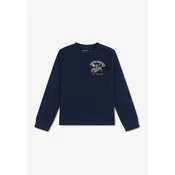 Abercrombie & Fitch Majica mornarska/svetlo modra/zelena/rdeča
