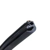 Tesnilo z ojačanim robom vpenjanja SB EPDM 60ShA z obokanim rebrom (na meter)