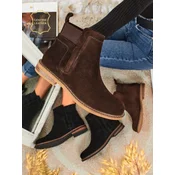 Resti Altesse Ankle Boots in Dark Brown Suede