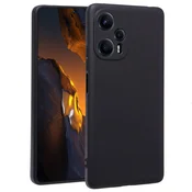 GS Ovitek za Xiaomi Poco F5, Silikonski Lite, črn