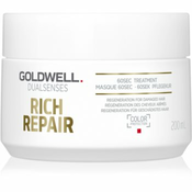 Goldwell Dualsenses Rich Repair maska za suhu i oštecenu kosu (60sec Treatment - Color Protection) 200 ml